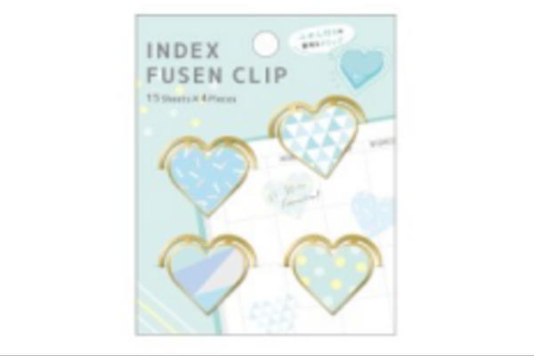 【オリジナル】インデックスクリップ付箋【ミント】【パターン】【ふせん】【付箋】【フセン】【クリップ】【くりっぷ】【留め】【文房具】【学校】【勉強】【雑貨】【グッズ】のサムネイル