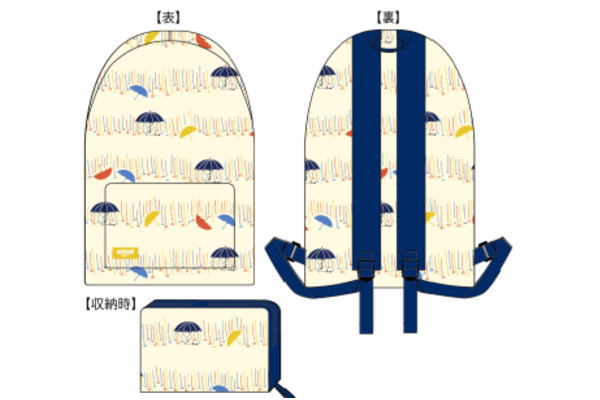 【送料無料】 【ムーミン】【Moomin】エコリュック【雨と