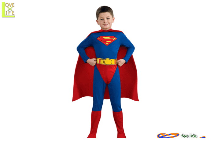 楽天AOIデパートキッズ　88R2085　スーパーマンキッズ　 Superman　仮装　パーティ　世界的スーパーヒーロースーパーマン　♪☆AOIコレクションのコスプレ♪コスプレ　衣装　コスチューム　　 　大
