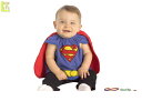 キッズ　88R5106　赤ちゃん用スーパーマン ビブSuperman　赤ちゃん　仮装　パーティ　スーパーマンのよだれかけ風トップス!ケープつき♪☆AOIコレクションのコスプレ♪コスプレ　衣装　コスチューム