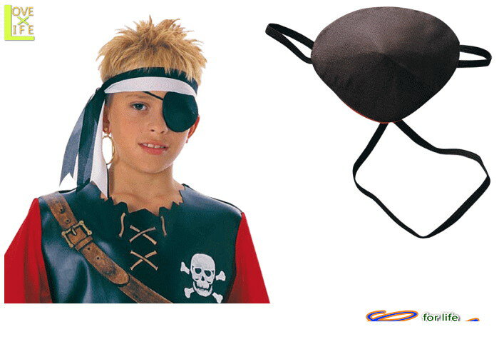 楽天AOIデパートグッズ　36R2　シルク アイパッチ眼帯　海賊　パーティ　飾り　ハロウィン　海賊に変身!眼帯（オモチャ）です。♪☆AOIコレクションのコスプレ♪コスプレ　衣装　コスチューム　　 　大