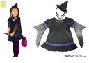 キッズ 80R2240 パープル トゥインクル ウィッチ魔女 魔術師 魔法使い 仮装 ハロウィン チュニック風の魔女衣装です♪☆AOIコレクションのコスプレ♪コスプレ 衣装 コスチューム 大