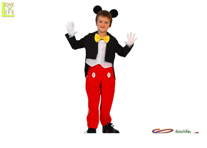 楽天AOIデパートキッズ　80R2548　チャイルド ミッキーマウスキッズ　 ディズニー　Disney　仮装　パーティ　世界のスーパースター・ミッキーマウス♪☆AOIコレクションのコスコスプレ　衣装　コスチューム　　 　大