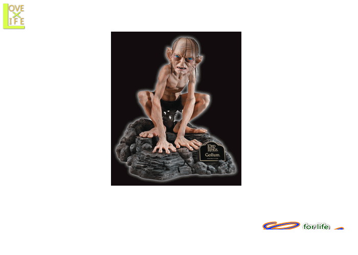 GOLLUM　ゴラム　フィギュア (ロードオブザリング)フィギュアオブジェ　ロードオブザリング　ゴラムの等身大フィギュア♪☆AOIコレクションのコスプレシリーズ♪コスプレ　衣装　コスチューム　　 　大