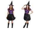 バルーンウィッチ パープル魔女 ウィッチ 魔法使い 仮装 コスプレ スタンダードなウィッチに新型登場☆AOIコレクションのコスプレ♪コスチューム 大