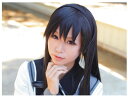耐熱アニメWIG ストレートロング ブラックウィッグ カツラ ハイクオリティーな本格コスプレ用耐熱ウイッグ☆AOIコレクションのコス♪コスプレ 衣装 コスチューム