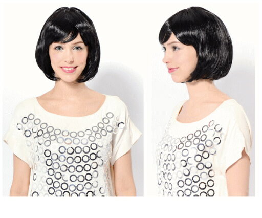 ボブ(ブラック)ウィッグ カツラ パーティーで大活躍間違いなしのカラフルWIG☆AOIコレクションのコス♪コスプレ 衣装 コスチューム ボブ(ブラック)ウィッグ カツラ パーティーで大活躍間違いなしのカラフルWIG☆AOIコレクションのコス♪コスプレ 衣装 コスチューム