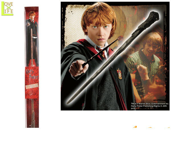 【送料無料】Harry Potter　ロンワンド　ロン・ウィーズリー　ハリーポッター　杖　魔法の杖　装飾　パーティ　飾り　雑貨　ハロウィン　おもちゃ　トイ　HALLOWEEN　グッズ　ハリー・ポッター　プレゼント　ギフト　友達　孫　クリスマス　かわいい　イベント　コスプレのサムネイル