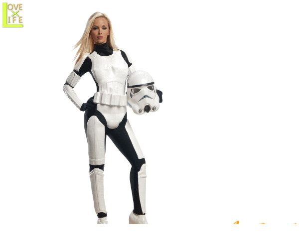 レディース　スターウォーズ　ストームトルーパーStorm trooper　STARWARS　映画　仮装　衣装　コスプレ　コスチューム　ハロウィン　パーティ　イベント　キャラ　グッズ　かわいい　スターウォーズキャラで目立ちましょう