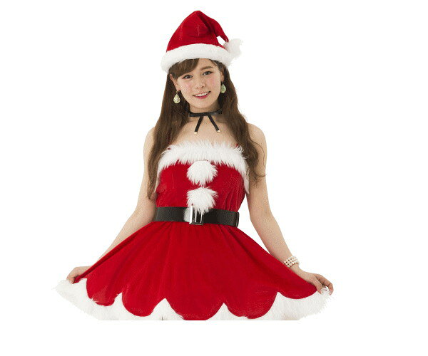 レディ　デイジーワンピースサンタサンタ　クリスマス　仮装　衣装　コスプレ　コ...