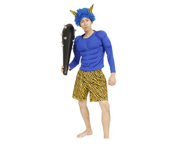 UNISEX　青鬼参上青鬼　節分　オニ　鬼　豆まき　文化祭　忘年会　新年会　仮装　衣装　コスプレ　コスチューム　集団コスプレ　集団仮装　ハロウィン　パーティ　イベント　かわいい