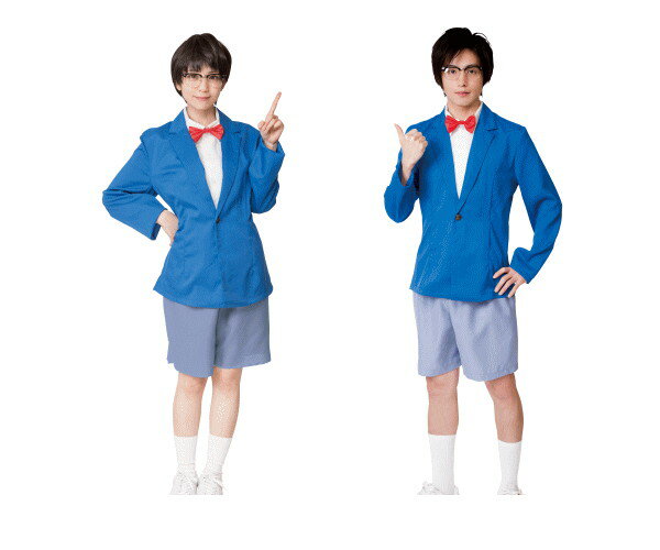 UNISEX　おぼっちゃん小学生なり研　名探偵　アニメ　マンガ　子供　なりきり　仮装　衣装　集団仮装　集団コスプレ　コスプレ　コスチューム　ハロウィン　パーティ　イベント　かわいい