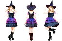 最終価格 レディ ドーリーウィッチL ウィッチ 魔女 魔法使い 仮装 衣装 集団仮装 コスプレ コスチューム ハロウィン パーティ イベント かわいい