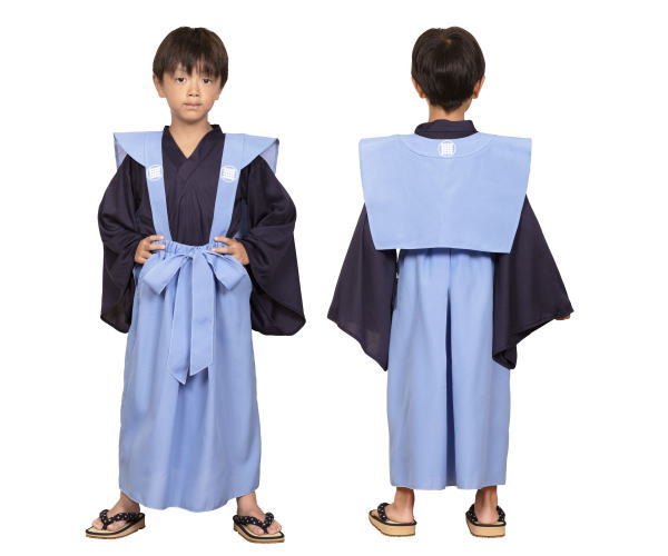 キッズ　キッズジョブ 奉行120サイズ　お奉行　お奉行様　江戸　時代劇　武士　子供　ハロウィン　衣装　仮装　コスプレ　コスチューム　イベント　宴会　パーティ　集団コスプレ　かわいい