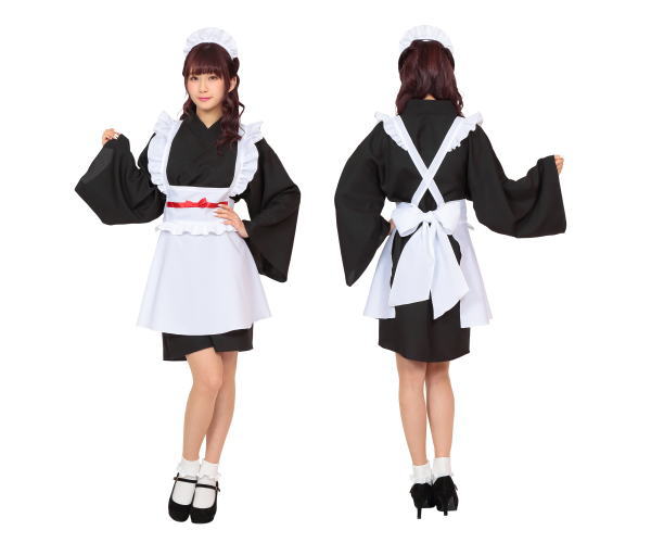楽天市場】メイド服 和風(コスチューム一式|コスプレ・変装 楽天市場】メイド服 和風(コスチューム一式|コスプレ・変装