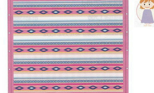 【送料無料】 【オリジナル】100丈巻きタオル【ピンクネイティブ】【メキシコ】【マキタオル】【子供】..