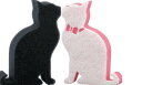 【送料無料】 【キッチン スポンジ 2P セット ネコ】ネコスポンジ【猫】【黒猫】【キャット】【ねこ】【スポンジ】【雑貨】【キッチン雑貨】【グッズ】