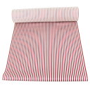 【50%OFF/Fashion THE SALE】 コート裏 -22H- 絹交織 縞 米沢 先染め 37cm×23m 赤