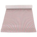 【訳あり】 コート裏 -6- 正絹 縞 米沢 先染め 絹100% 37cm×7.95m 濃紅