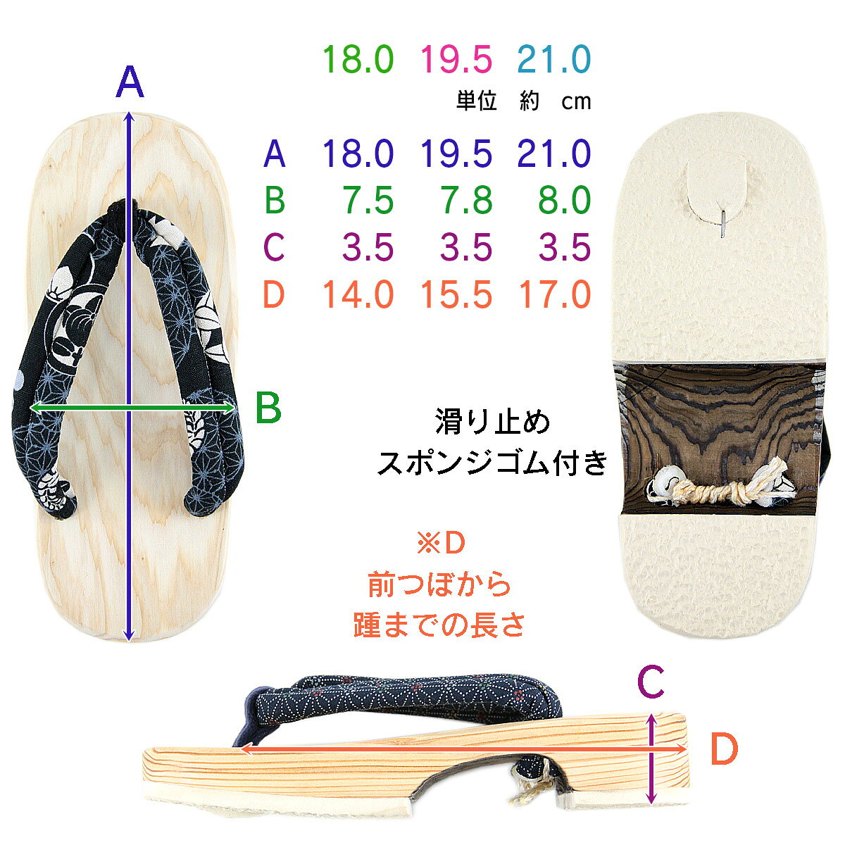 ���Ĳ��� -1- �ˤλ��� Ʃ���ɤ�ž夲 ���᷿ 3-size(18.0cm 19.5cm 21.0cm)
