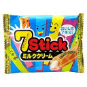 セブンスティック ミルククリーム 12入【駄菓子 通販 おやつ 子供会 景品 お祭り くじ引き 縁日】