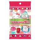 6粒ペコ×サンリオキャラクターズなかよしシールグミ(アップル&ピーチ) 20入【駄菓子 通販 おやつ 子供会 景品 お祭り くじ引き 縁日】