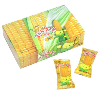 駄菓子・イベント用品 あおい玩具のタクマ食品 とうもろこしグミ 25入【駄菓子 通販 おやつ 子供会 景品 お祭り くじ引き 縁日】|詳細画像