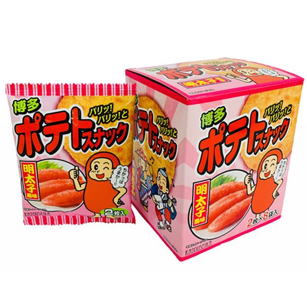 ポテトスナック 明太子風味 2枚×8袋入