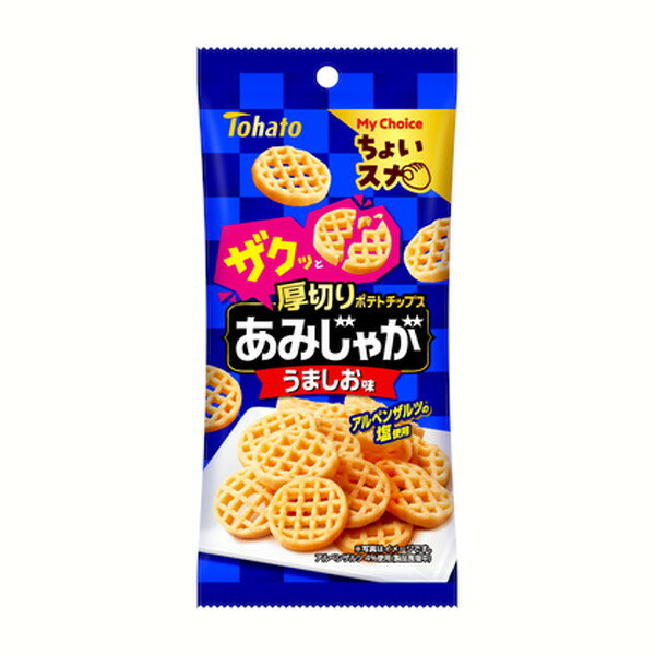 ちょいスナ あみじゃがうましお味 6入【駄菓子 通販 おやつ 子供会 景品 お祭り くじ引き 縁日】