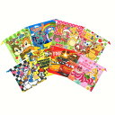 ディズニーカラフル巾着袋 駄菓子詰め合わせ 1個【駄菓子 通販 おやつ 子供会 景品 お祭り くじ引き 縁日】