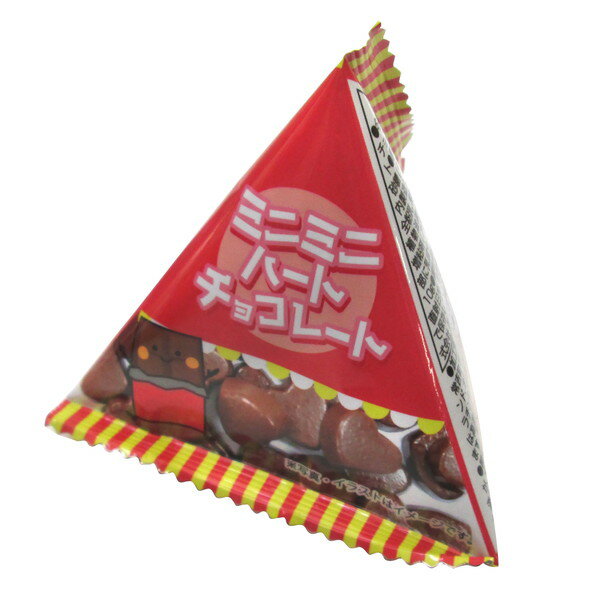 テトラパック ミニミニハートチョコレート 24入【駄菓子 通販 おやつ 子供会 景品 お祭り くじ引き 縁..