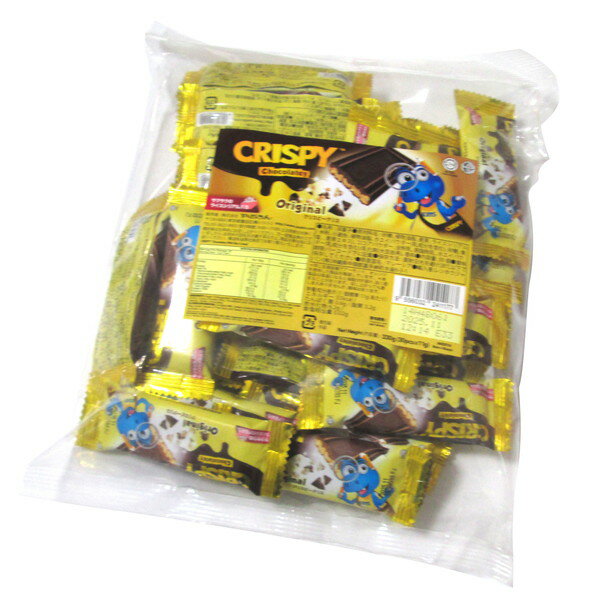 クリスピークリスチョコ 30入【駄菓子 通販 おやつ 子供会 景品 お祭り くじ引き 縁日 バレンタイン】