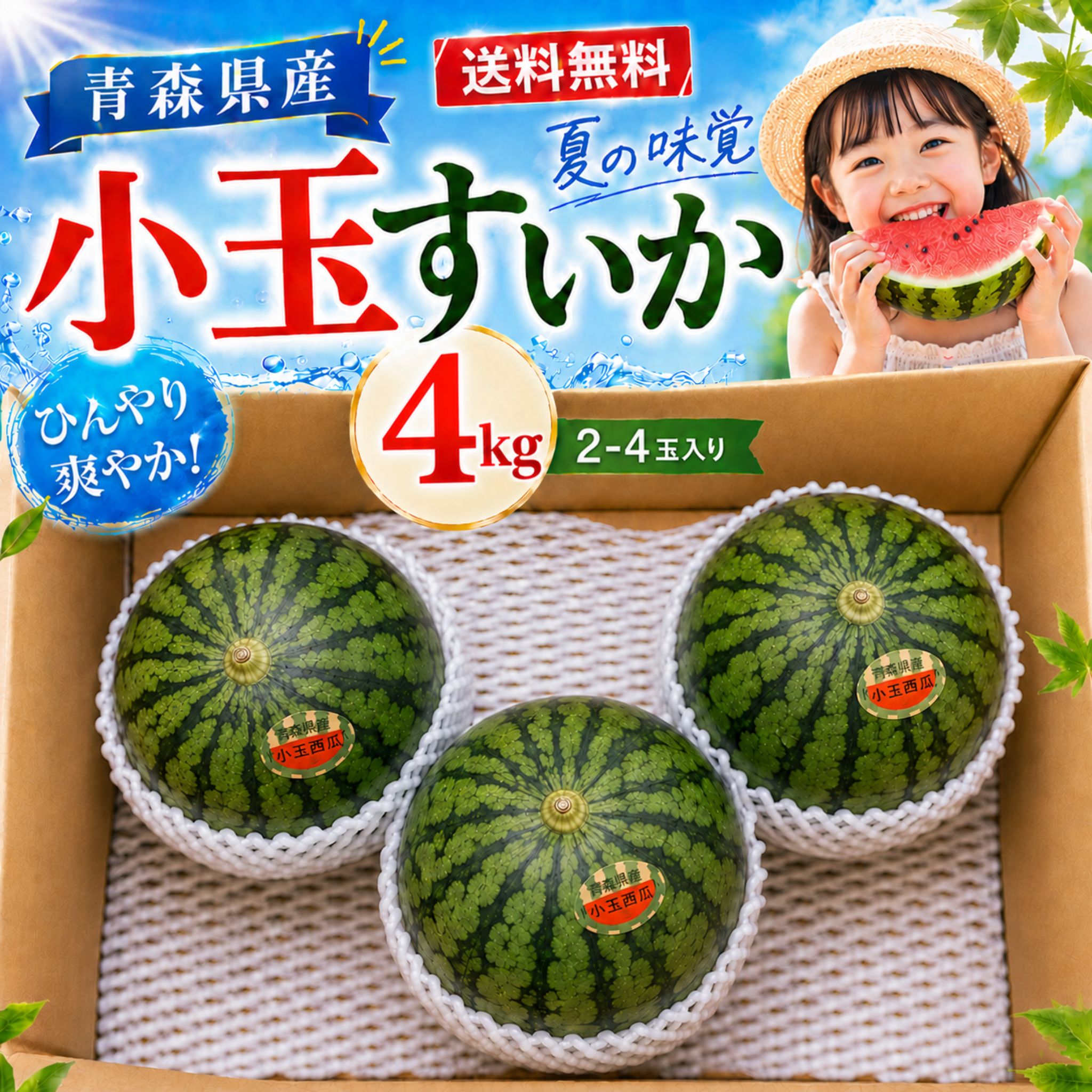 楽天市場】小玉スイカ 姫甘泉の通販