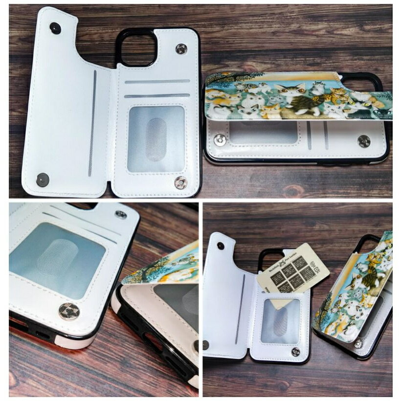 ダヤン わちふぃーるど iPhone パスケース（WCC/リンゴ） パスケース iPhoneケース 猫 猫柄 猫会議 レディース 定期入れ スマホケース おしゃれ ブランド キャラクター プレゼント かわいい 猫好き ダヤングッズ 誕生日 敬老の日