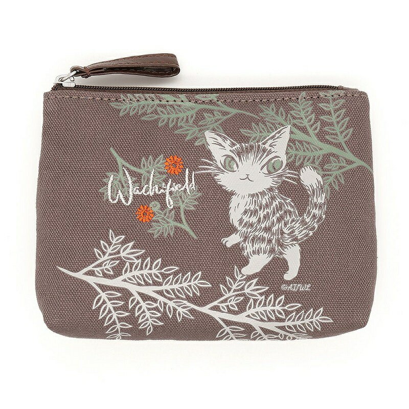 ダヤン ポーチ わちふぃーるど ティッシュポーチ 北欧・グレー レディース メンズ 猫 猫柄 猫好き ネコ ねこ 女性 男性 シンプル おしゃれ かわいい ブランド カジュアル プレゼント ダヤングッズ プレゼント 誕生日 敬老の日