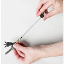 aoneco キーホルダー アオネコ リール付きキーホルダー(グレージュ/ブルーグリーン) 本革 レディース アクセサリー 猫 キーホルダー 日本製 猫 猫柄 ...