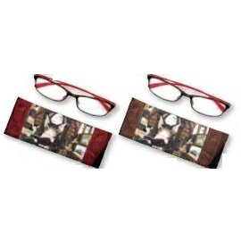 ダヤン 老眼鏡 わちふぃーるど リーディンググラス 図書館（赤・1.5/茶・2.0） 首掛け メガネ 眼鏡 め..