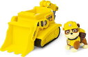 【並行輸入品】 パウパトロール ラブルのブルドーザービークル コレクションフィギュア付き 3歳以上の子供向け