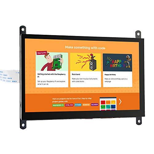 樂天商城 - OSOYOO 7 インチ TFT タッチ スクリーン | DSI コネクタ | LCD ディスプレイ モニター | 800×480 解像度 | ラズベリーパイ 2 3 3B+ raspberry pi 4 用