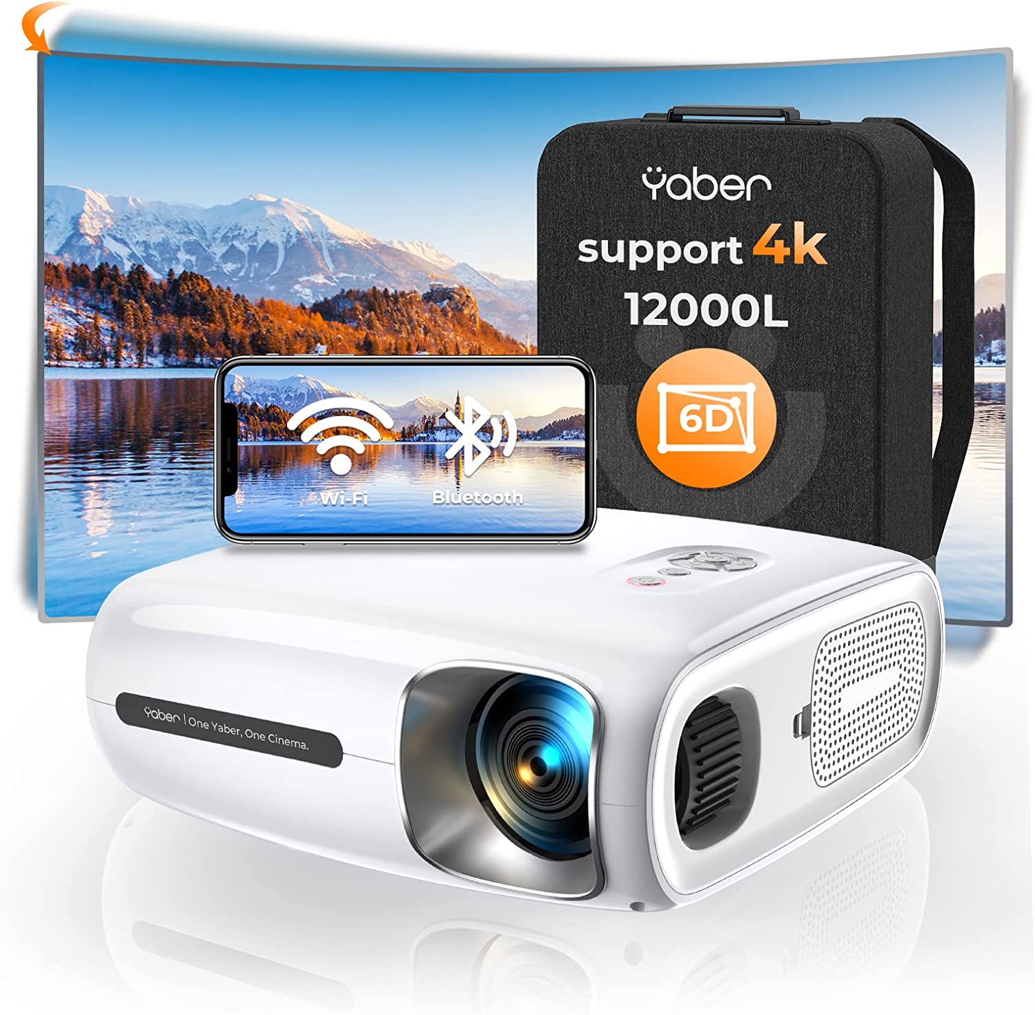 楽天AOITRADE楽天市場店プロジェクター 6D自動台形補正 12000lm 4K 5G WiFi Bluetooth5.1 明るい リアル1080PフルHD ズーム機能 スマホ 300インチ 大画面 ホームプロジェクターセット おうち時間 ホームシアター WiFi Bluetooth USB HDMI AV オーディオ端子 switch パソコン IOS android dvd 接続