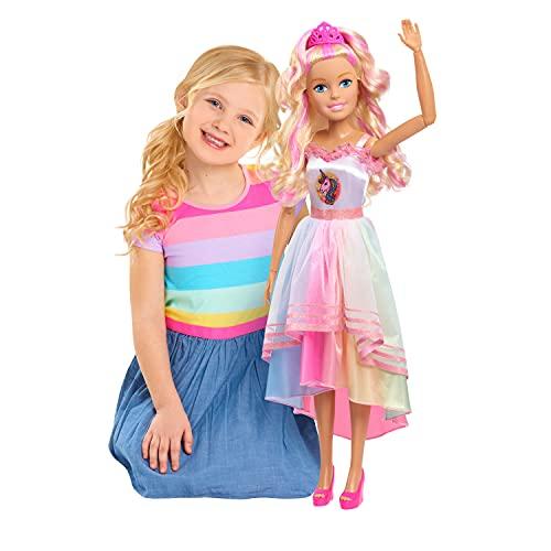  バービー ビッグドール 28インチ 大きい ユニコーン パーティードール ブロンドヘア ビッグ サイズ ドール Just Play Barbie 28-inch Best Fashion Friend Unicorn Party Doll, Blonde Hair