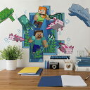 【並行輸入品】 ウォールステッカー マインクラフト デカール ウォールシール マイクラ 壁用 壁紙 ルームメイツ はがせる シール ステッカー ビッグサイズ 子...