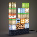 【並行輸入品】 マインクラフト ブロック ビルディング ランプ 3Dデスクランプ 16カスタマイズ可能 寝室 デスク リビングルーム プレイルーム用の LED ...