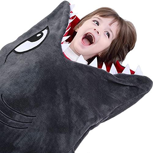 CozyBomB サメのブランケット 寝袋 CozyBomB Shark Tails Animal Blanket for Kids 子供 キッズ 毛布 フリース ぬいぐるみ バスローブ クリスマス コスチューム 並行輸入品