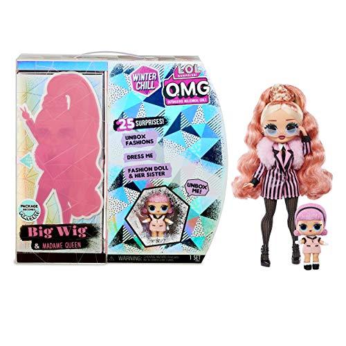 ysAiz LOLTvCYI OMG o EB^[` rbOEBbO LOL GI[G ւ l` ̎q  ߋt@bV h[ L.O.L. Surprise! O.M.G. Winter Chill Big Wig Fashion Doll & Madame Queen Doll with 25 Surprises