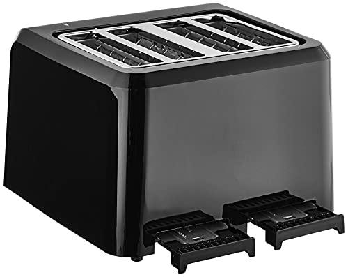 クイジナート Cuisinart トースター CPT-142BK 4スライス コンパクト プラスチックトースター パン焼き ブラック【並行輸入品】