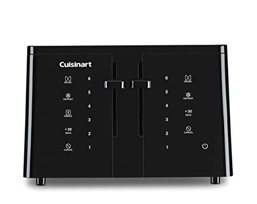 クイジナート Cuisinart トースター CPT-T40 4 スライス タッチスクリーン トースター パン焼き ブラック【並行輸入品】