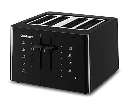 クイジナート Cuisinart トースター CPT-T40 4 スライス タッチスクリーン トースター パン焼き ブラック【並行輸入品】