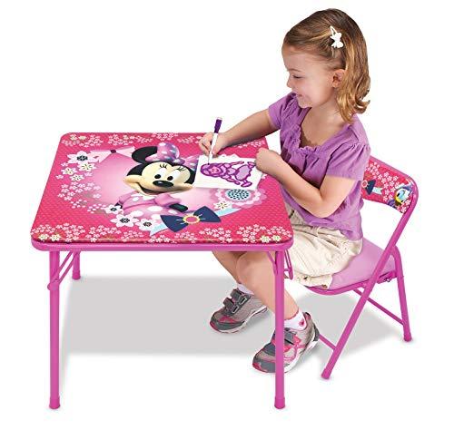 【並行輸入品】 ミニーマウス テーブル 椅子 セット お絵描き お勉強 机 ミニー プリンセス 可愛い おしゃれ おままごと おもちゃ 子供 なりきり ごっこ遊び 誕生日 クリスマス 女の子 男の子