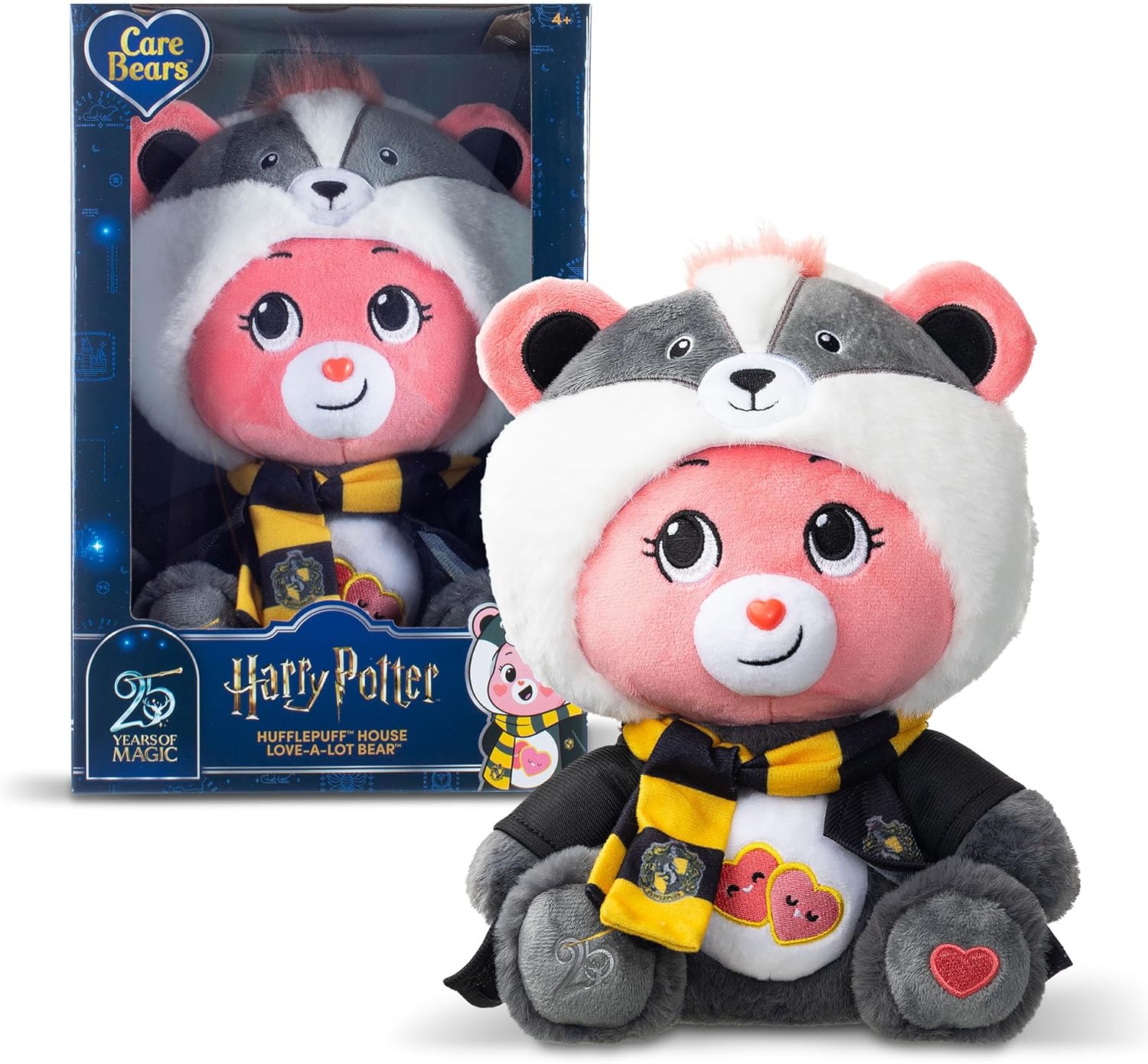 ケアベア × ハリー・ポッター ハッフルパフ ラブ・ア・ロット・ベア 12インチ ぬいぐるみ Care Bears Hufflepuff Harry Potter コラボ コレクターズ ごっこ遊び ままごと おもちゃ 誕生日 クリスマス 女の子 男の子【並行輸入品】Harry Potter x Care Bears